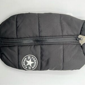 V-PET-B-R Fleece Winter Paddeg Dog Jacket with Built in Harness